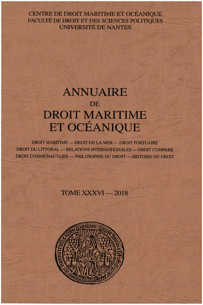 Image de Annuaire de droit maritime et océanique