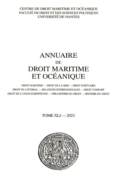 Image de Annuaire de droit maritime et océanique