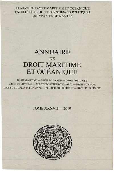 Picture of Annuaire de droit maritime et océanique