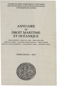 Image de Annuaire de droit maritime et océanique