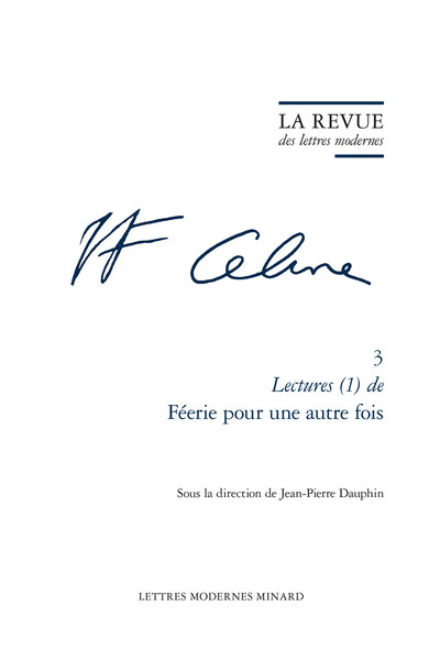 Picture of La Revue des lettres modernes