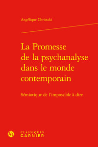 Image de La Promesse de la psychanalyse dans le monde contemporain