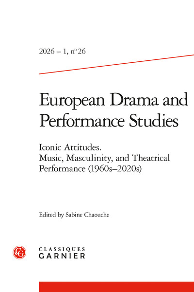 Picture of European Drama and Performance Studies