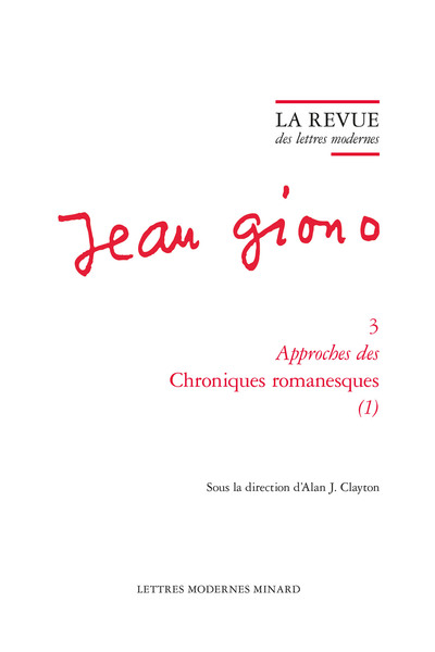 Picture of La Revue des lettres modernes