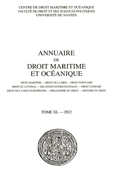 Picture of Annuaire de droit maritime et océanique