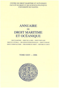 Picture of Annuaire de droit maritime et océanique