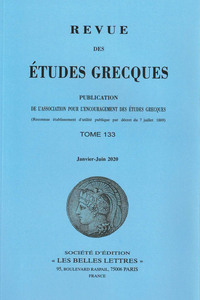 Image de Revue des études grecques