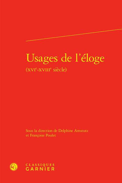 Image de Usages de l'éloge