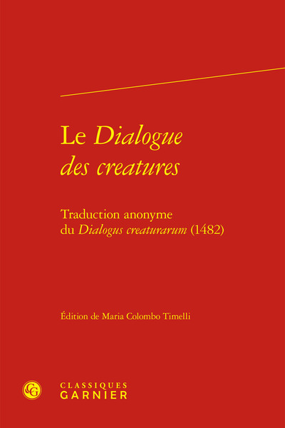 Image de Le Dialogue des creatures