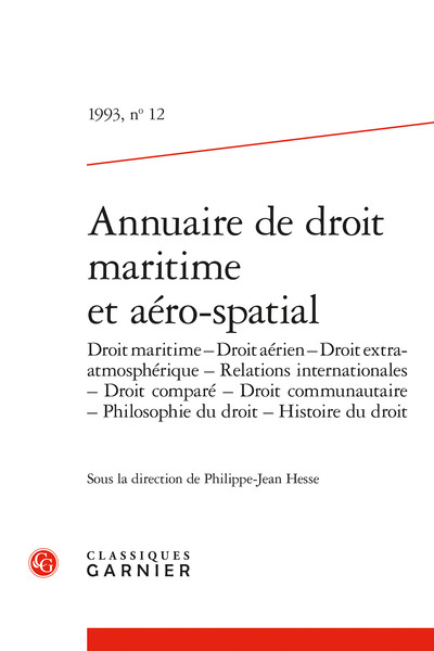 Picture of Annuaire de droit maritime et aéro-spatial