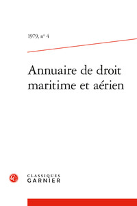 Picture of Annuaire de droit maritime et aérien