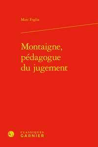 Picture of Montaigne, pédagogue du jugement