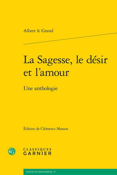 Image de La Sagesse, le désir et l'amour