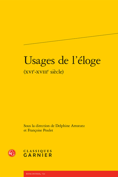 Image de Usages de l'éloge