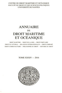 Image de Annuaire de droit maritime et océanique