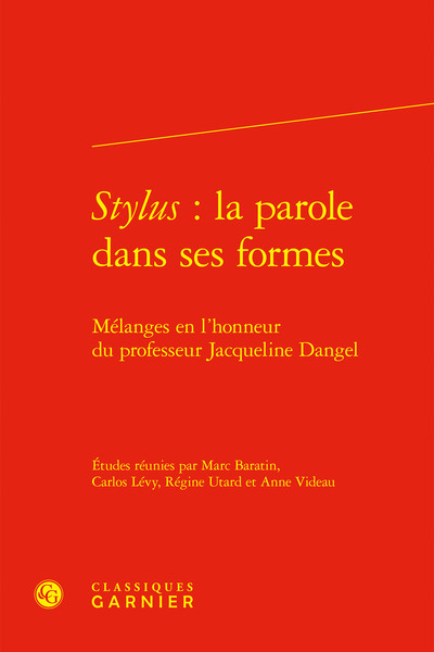 Picture of Stylus : la parole dans ses formes