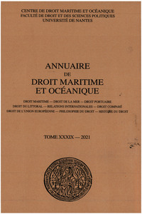 Image de Annuaire de droit maritime et océanique