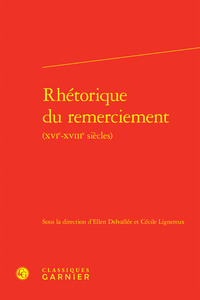 Image de Rhétorique du remerciement