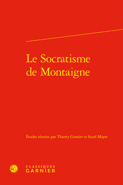 Image de Le Socratisme de Montaigne