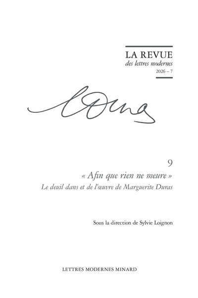 Picture of La Revue des lettres modernes