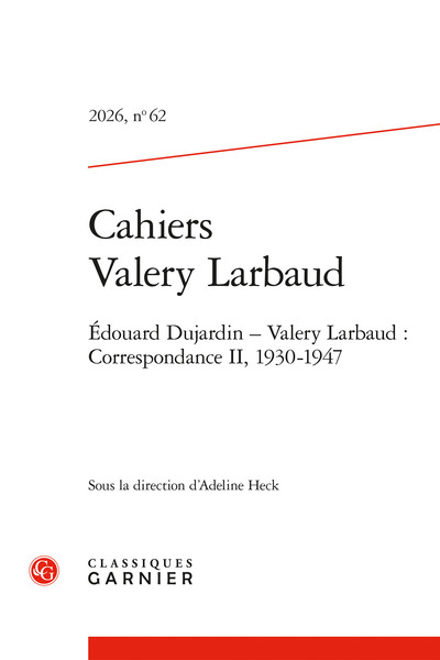 Image de Cahiers Valery Larbaud