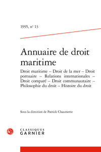Picture of Annuaire de droit maritime