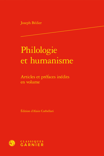 Image de Philologie et humanisme