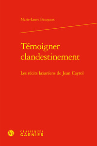 Image de Témoigner clandestinement