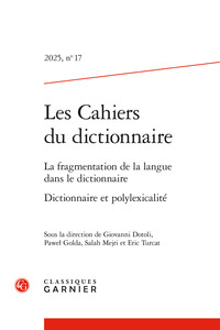 Picture of Les Cahiers du dictionnaire