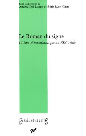 Image de Le roman du signe
