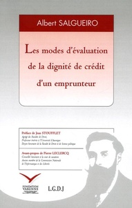 Picture of LES MODES D'ÉVALUATION DE LA DIGNITÉ DE CRÉDIT D'UN EMPRUNT