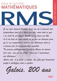 Picture of Revue de la filière mathématique N°4