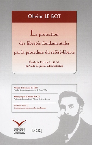 Picture of LA PROTECTION DES LIBERTÉS FONDAMENTALES PAR LA PROCÉDURE DU RÉFÉRÉ-LIBERTÉ