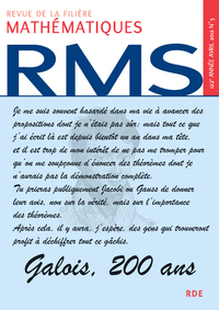 Picture of Revue de la filière mathématique N°3