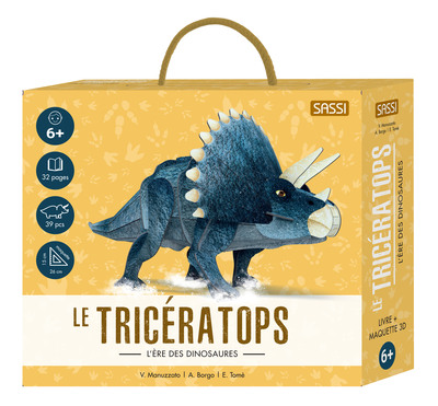 Picture of 3D Dinosaures. Le tricératops