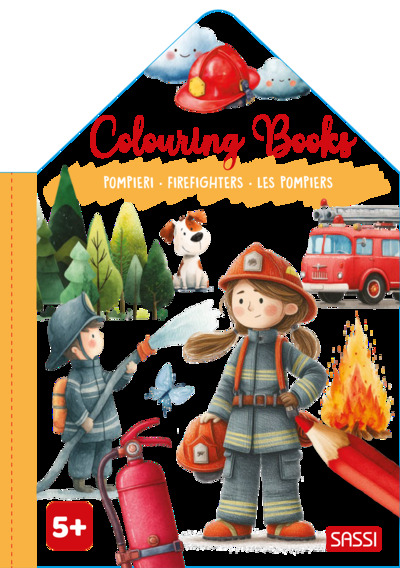 Image de Colouring books. Les pompiers