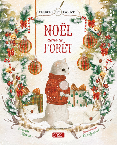 Image de Cherche et trouve. Noël dans la forêt