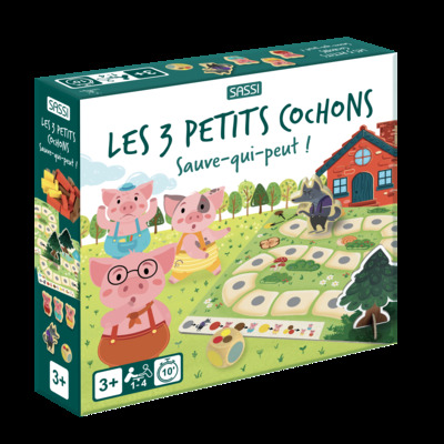 Image de Mes premiers jeux de société. Les trois petits cochons. Sauve-qui-peut ! - nouvelle édition 2026