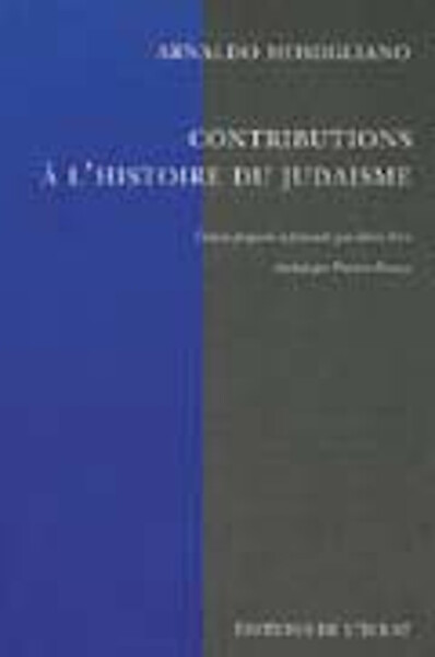 Picture of CONTRIBUTIONS A L'HISTOIRE DU JUDAISME