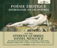Picture of POESIE EROTIQUE, ANTHOLOGIE EN 110 POEMES, LU PAR DANIEL MESGUICH ET STERENN GUIRRIEC