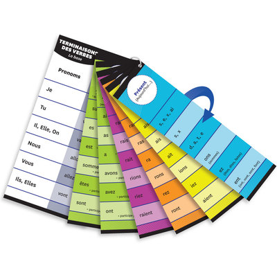 Picture of TERMINAISONS DES VERBES (CARTES AIDE MÉMOIRE)