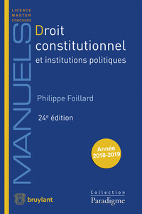 Image de Droit constitutionnel et institutions politiques