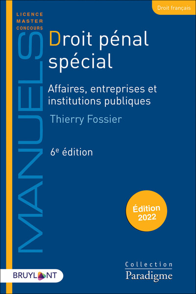 Image de Droit pénal spécial