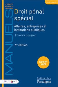 Image de Droit pénal spécial