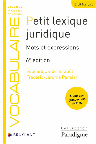 Image de Petit lexique juridique - Mots et expressions