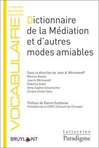 Image de Dictionnaire de la Médiation et d'autres modes amiables