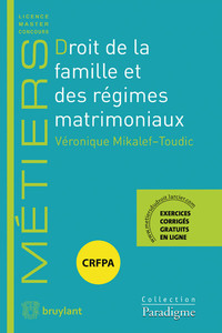 Picture of Droit de la famille et des régimes matrimoniaux