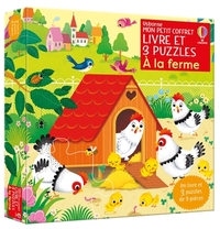 Picture of A la ferme - Mon petit coffret Livre et 3 puzzles