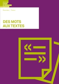 Image de Des mots aux textes