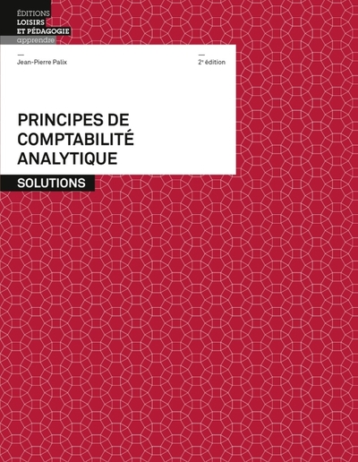 Picture of Principes de comptabilité analytique